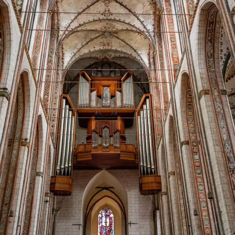 Die große Orgel (Kemper-Orgel) an St. Marien zu Lübeck