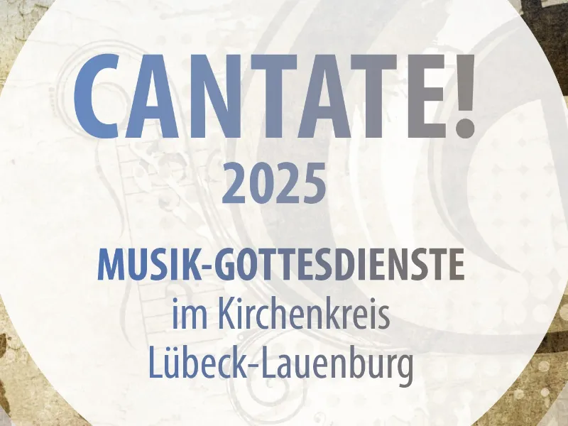 Plakat für die Konzertreihe Kantate 2025